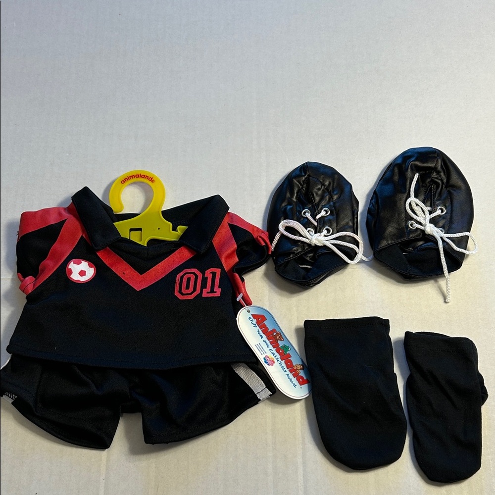 NWT Nanco Animaland 4pc Soccor Outfit for your Plush Pet